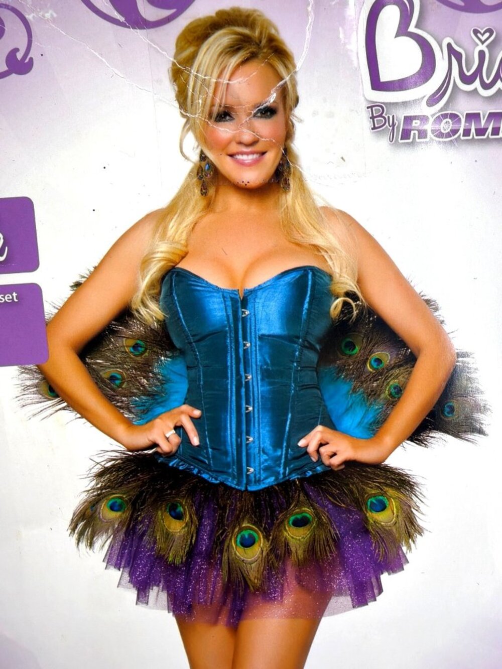 Bridget by Roma Peacock Chick Costume Cosplay Set Size Large